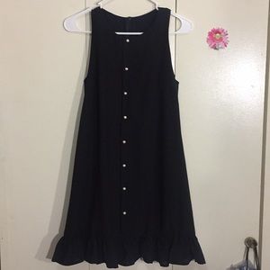 Black babydoll dress